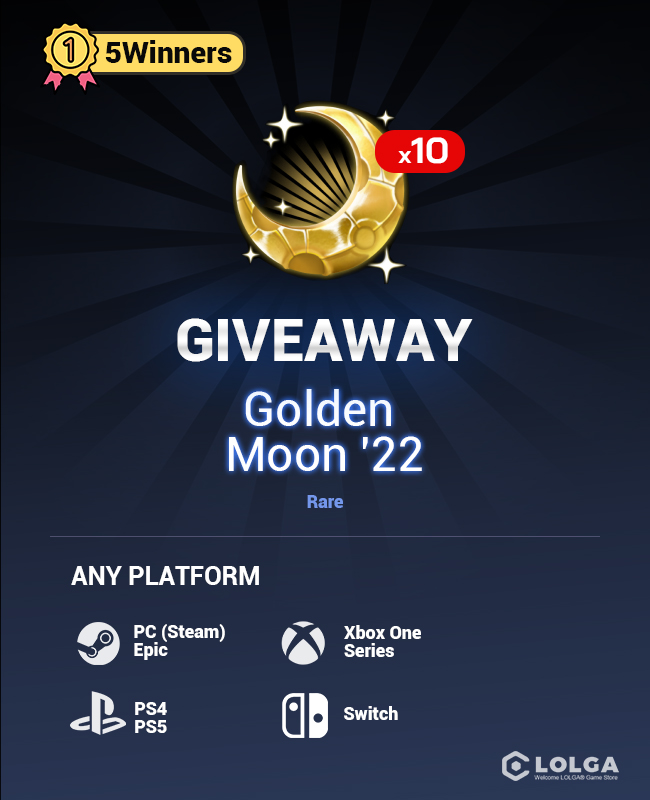 Golden Moon '22 x 10  Giveaway
